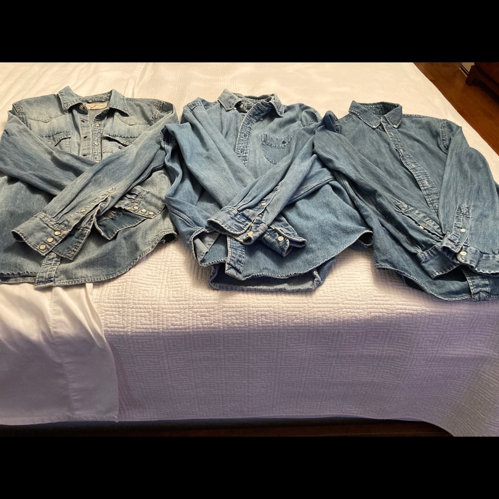 Ralph Lauren Demim shirts Men’s           2M/1L